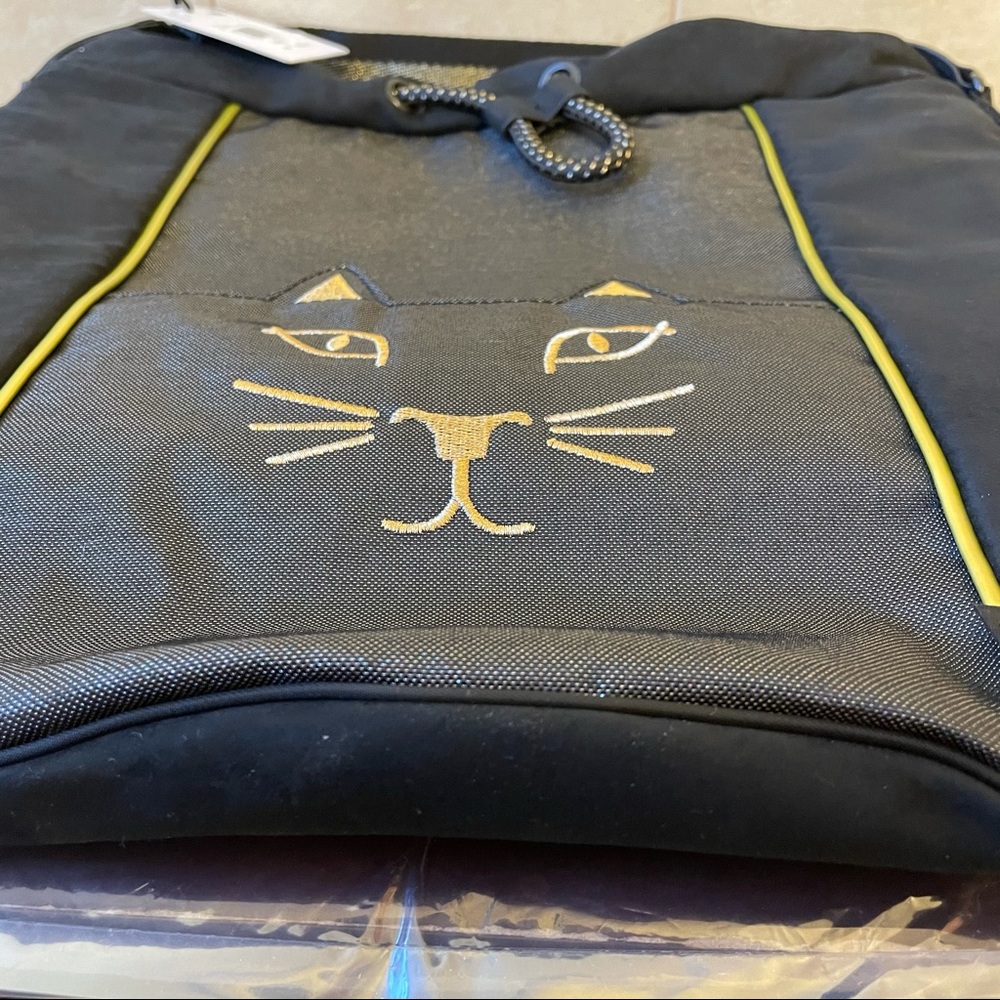 NWT PUMA x CHARLOTTE OLYMPIA BLACK CAT BUCKET BAG Case Purse Tote Strap NEW - Picture 9 of 12